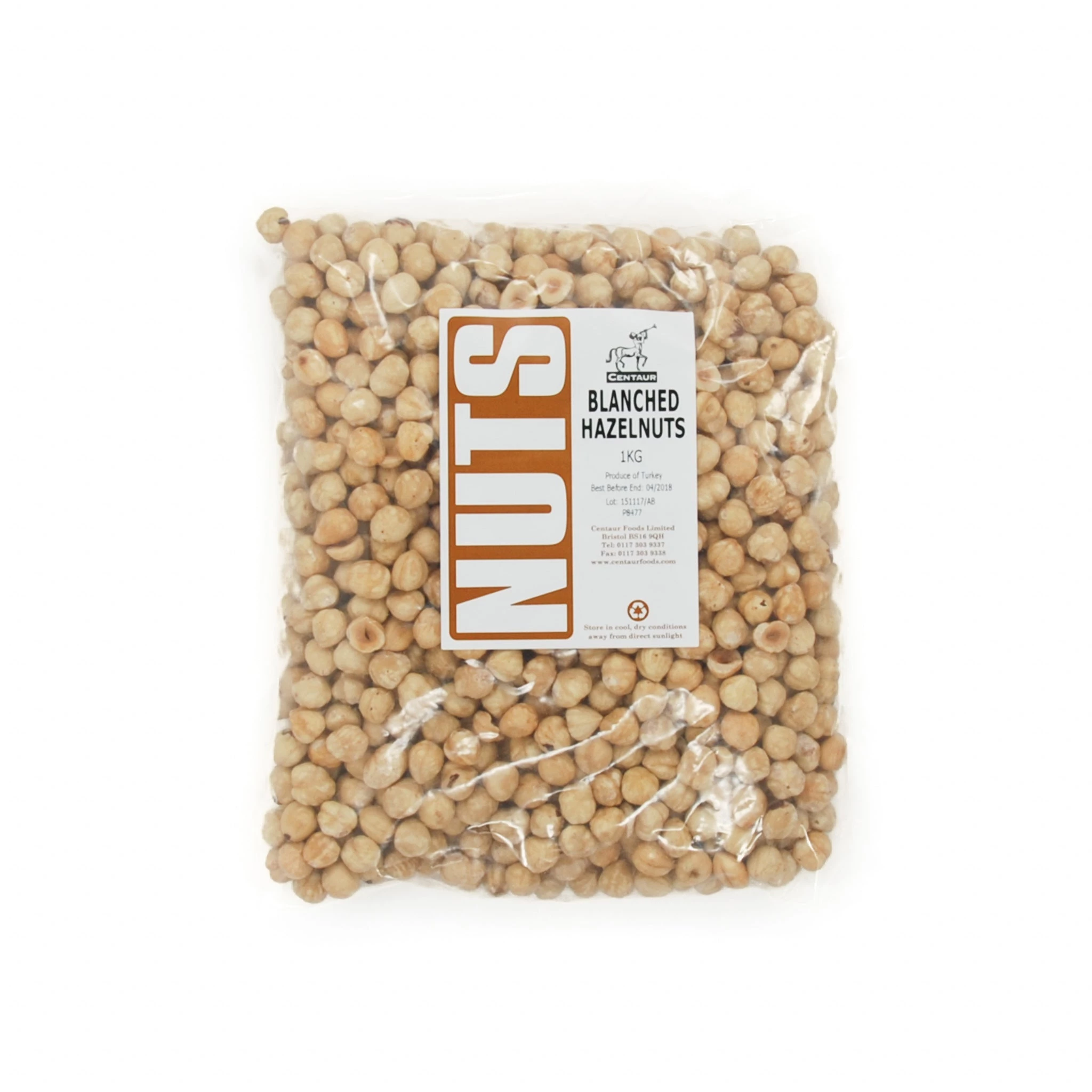 Centaur Haselnüsse, Geröstet Und Blanchiert 1kg 1 Centaur Haselnüsse, Geröstet Und Blanchiert 1kg