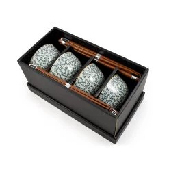 Kiji Stoneware & Ceramics Kiji Steinzeug & Amp; Keramik Blue & Amp; White Flower Reisschale Set Mit Chopsticks -Deutschland Küchenwaren Verkäufe blue white flower rice bowl set with chopstick 3