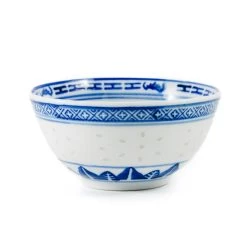 Chinese Tableware Chinesisches Geschirr Blau Reismuster Reisschale 11,5cm Geschirr