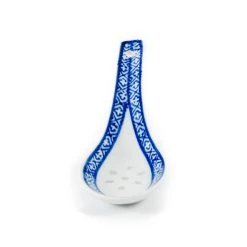 Chinese Tableware Chinesisches Geschirr Blau Reismuster Reislöffel 14cm Geschirr -Deutschland Küchenwaren Verkäufe blue rice pattern spoon front