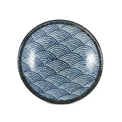Kiji Stoneware & Ceramics Kiji Steinzeug & Amp; Keramik Blaue Welle Große Flache Schale -Deutschland Küchenwaren Verkäufe blue wave large shallow bowl 3