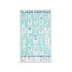 Stuart Gardiner Klassische Cocktails Tee Handtuch Küche Leinen