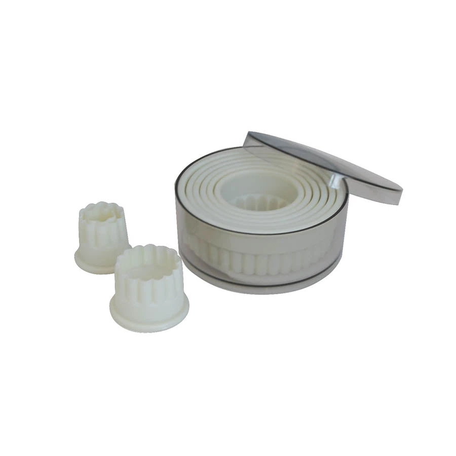 De Buyer Box Von 9 Gefluteten Runden Pastry Cutters Cookware 1 De Buyer Box Von 9 Gefluteten Runden Pastry Cutters Cookware