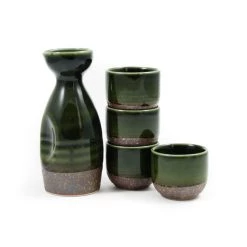 Kiji Stoneware & Ceramics Kiji Steinzeug & Amp; Keramik Shinrin Sake Set Geschirr
