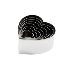 Eddingtons Herz Pastry Cutters Set Set Von 8