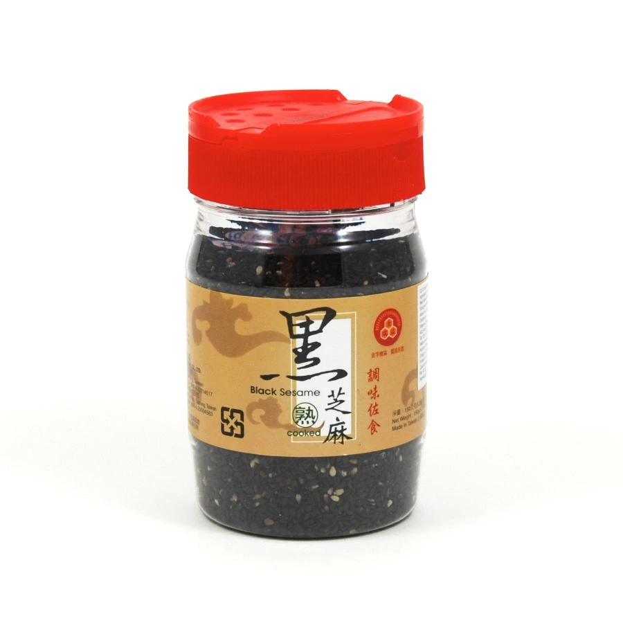 CJI Chinesische Inhaltsstoffe Toasted Black Sesam Seeds 150g 1 CJI Chinesische Inhaltsstoffe Toasted Black Sesam Seeds 150g