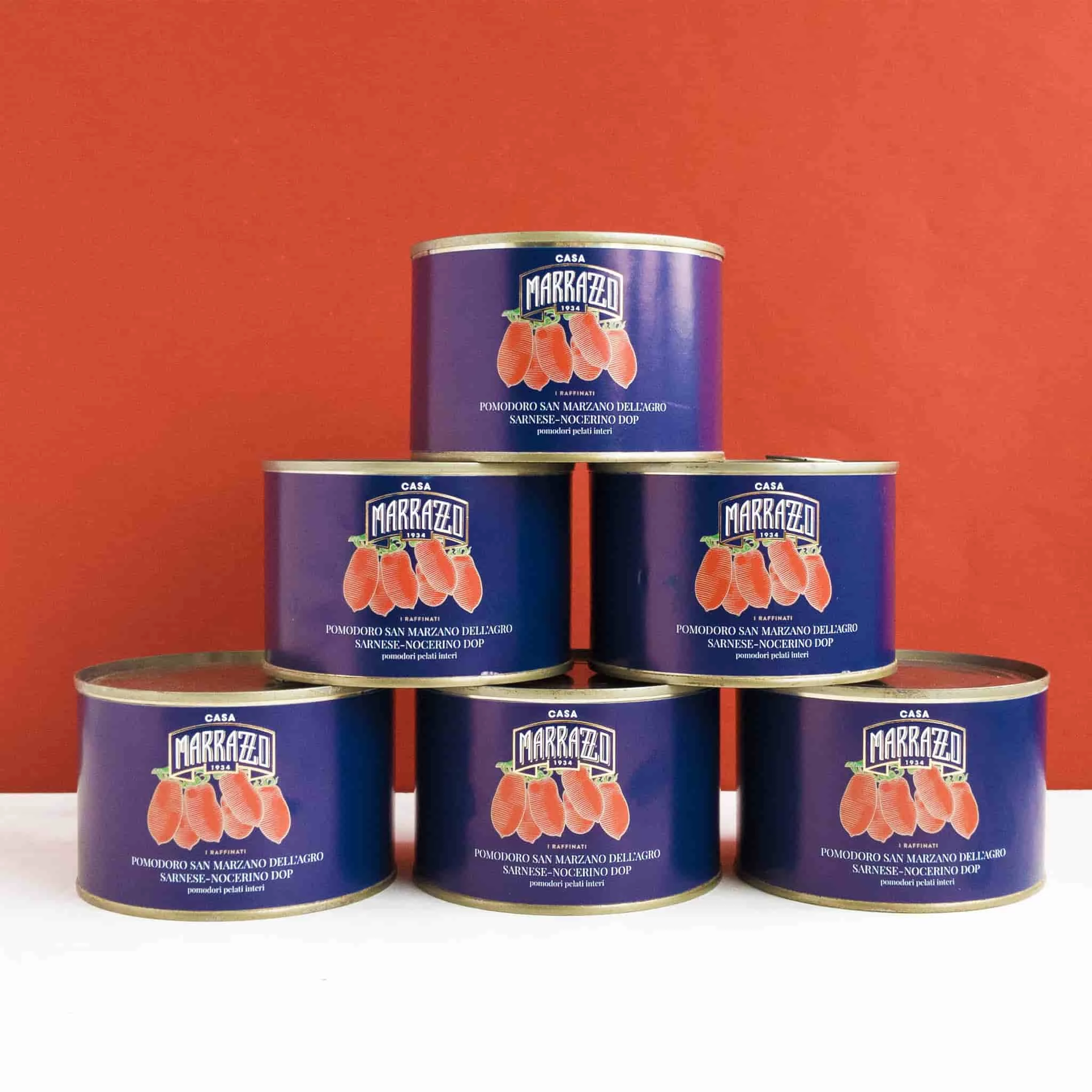 Casa Marrazzo DOP San Marzano Geschälte Tomaten Mit Basilikum 400g Zutaten 2 Casa Marrazzo DOP San Marzano Geschälte Tomaten Mit Basilikum 400g Zutaten – Bild 2