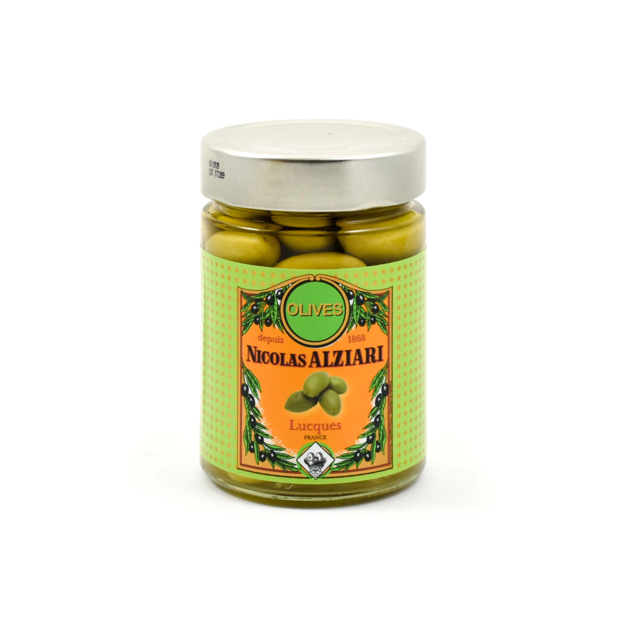 Nicolas Alziari Zutaten Grüne Lucques Oliven 220g 1 Nicolas Alziari Zutaten Grüne Lucques Oliven 220g