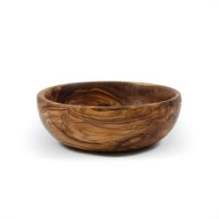Naturally Med Natürlich Med Olive Wood Runde Teller 12,5cm