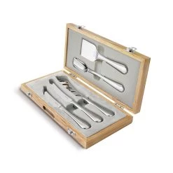 Robert Welch Radford Gourmet Käse Messer Set In Eiche Box Küchenmesser