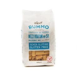 Zutaten Rummo Gluten Free Mezzi Rigatoni 400g