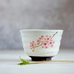 Kiji Stoneware & Ceramics Kiji Steinzeug & Amp; Keramik Sakura Blossom Matcha Schale