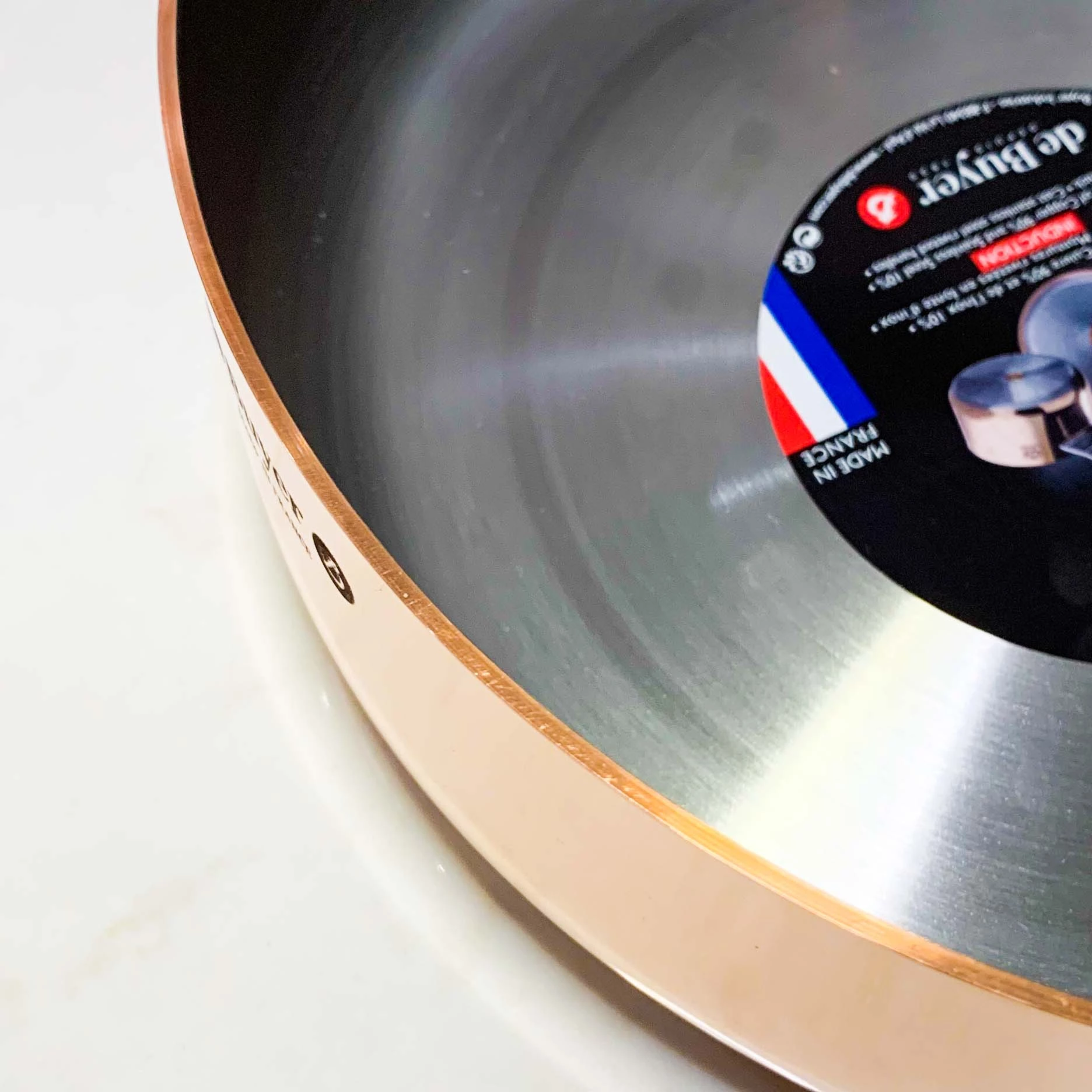 De Buyer Prima Matera Induktions-kompatible Kupfer Saute Pan - Gerade Kochware 2 De Buyer Prima Matera Induktions-kompatible Kupfer Saute Pan - Gerade Kochware – Bild 2