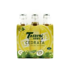 Zutaten Tassoni Cedrata Flaschen - 6 Flaschen 18cl X 6