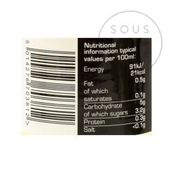 Yutaka Kochsake 200ml 5 Yutaka Kochsake 200ml -Deutschland Küchenwaren Verkäufe yutakacookingsake200ml nutrition 2